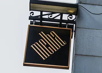Projecting Hotel Signs